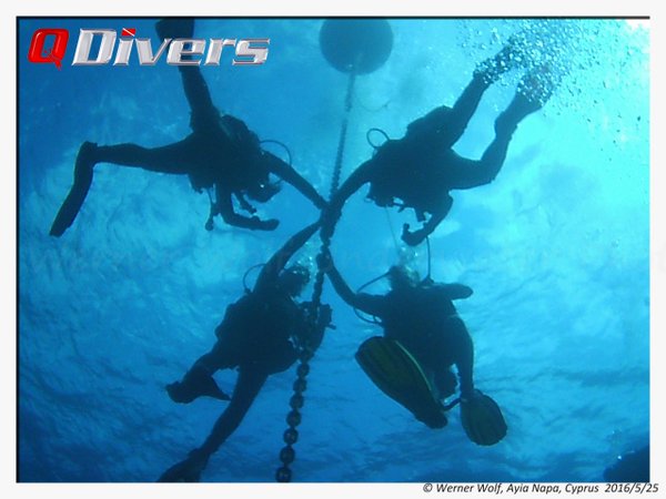 q divers in Ayia Napa